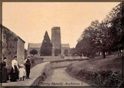 1910 From Perry Family Archives - Church Path