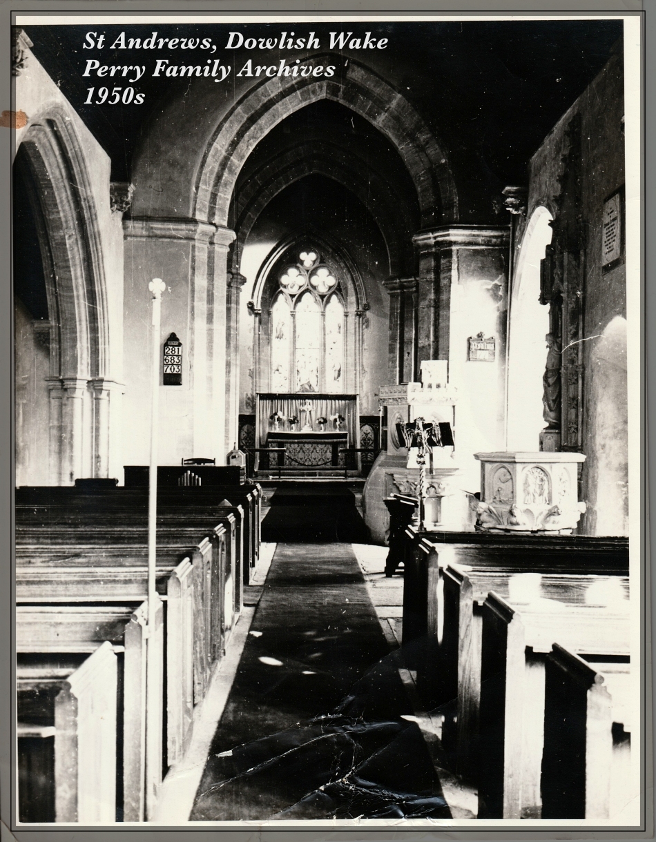 1948 restoration of St Andrews - Some Pews Removed