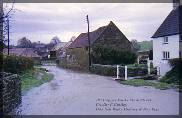 1972 Upper Ford in Main Street in Dowlish Wake