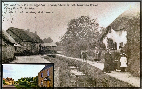 Dowlish Wake in times gone by, a pretty village.