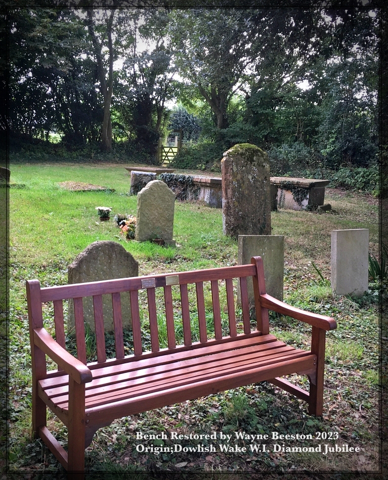 Wayne Beeston Restored this Bench now in Moolham Churchyard