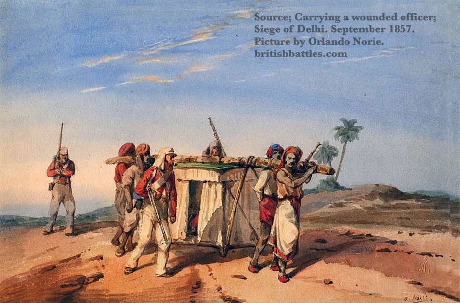 Siege of Delhi- September 1857 -by Orlando Norie