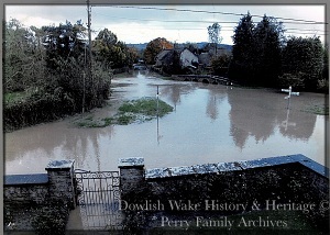 Village Green, Packhorse Bridge and Ford, date unknown.