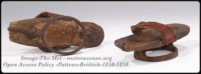 Image of a pair of Pattens-Open Access image -The Met