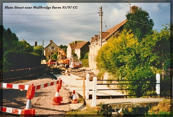 Main Street Near Wallbridge Farm during Flood Alleviation 1995-1997