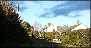 Mill Lane looking towards Kingstone. 