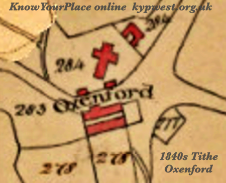 Oxenford 1840 Tythe Map kypwest.org.uk