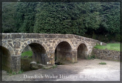 Packhorse Bridge over Dowlish Brook