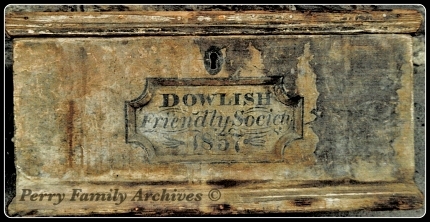 Friendly Society Wooden Chest 1857