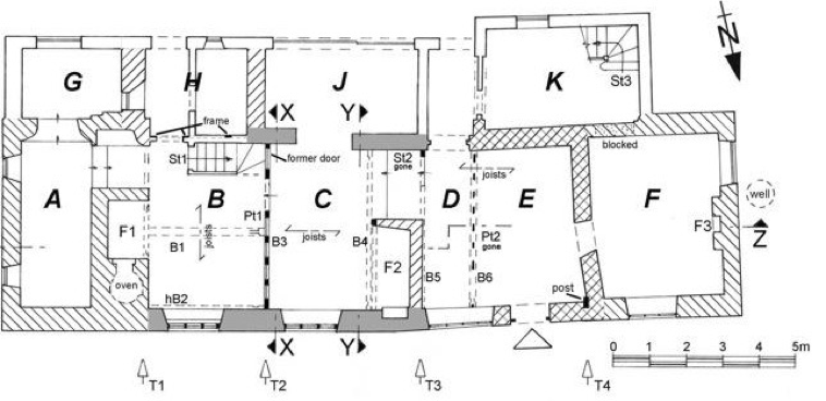 Plan of Mount Cottage [Somerset Vernacular Building Recording Group Report 2015]