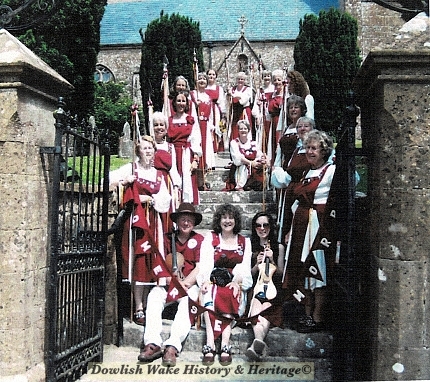 The Somerset Morris Dance visit to Dowlish Wake in 2014