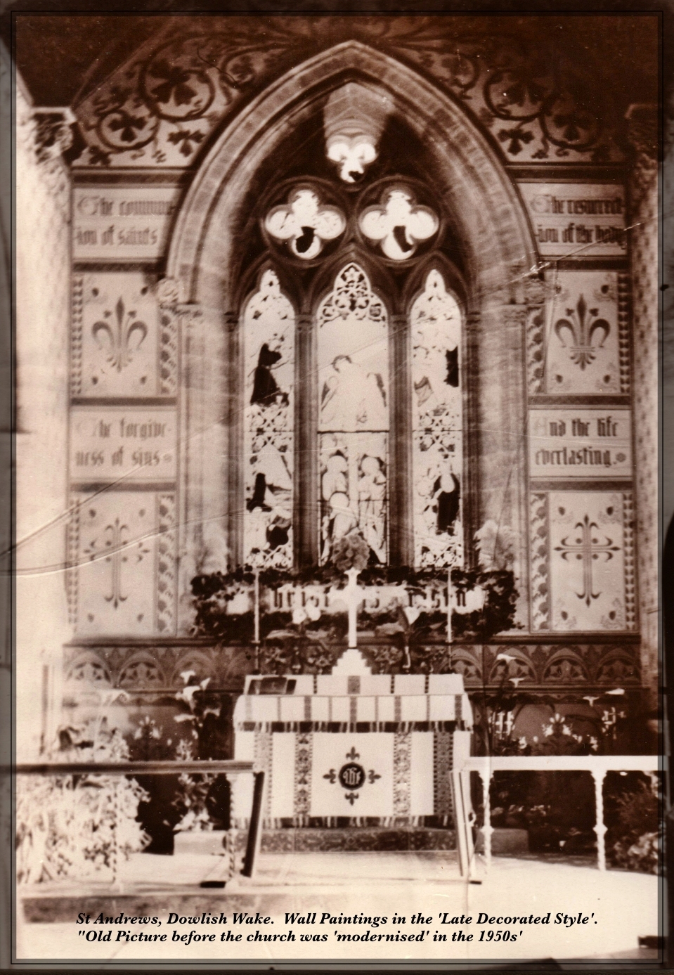 St Andrews, Dowlish Wake showing Wall Paintings