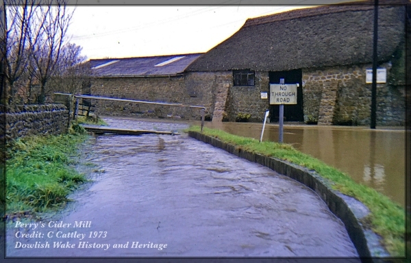 Entrance to Perry&#39;s Cider Mill - 1973