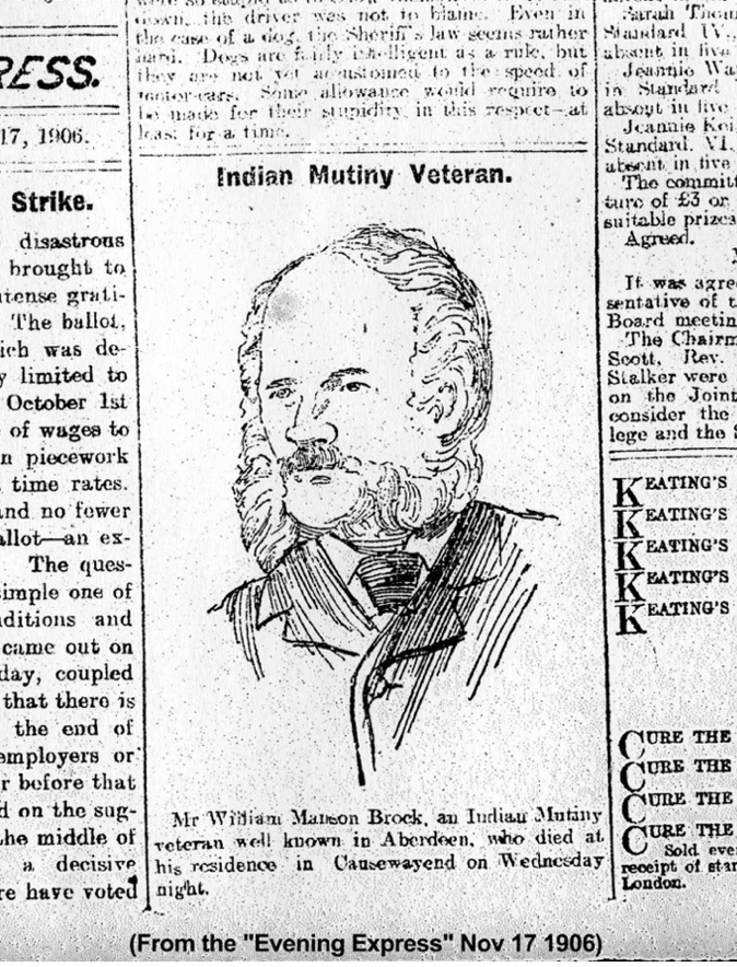 Newspaper Cutting Evening Express. 16 Nov 1906